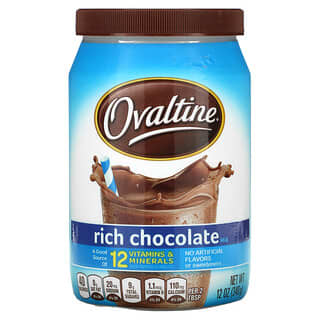 Ovaltine, 리치 초콜릿 믹스, 12 온스 (340g)