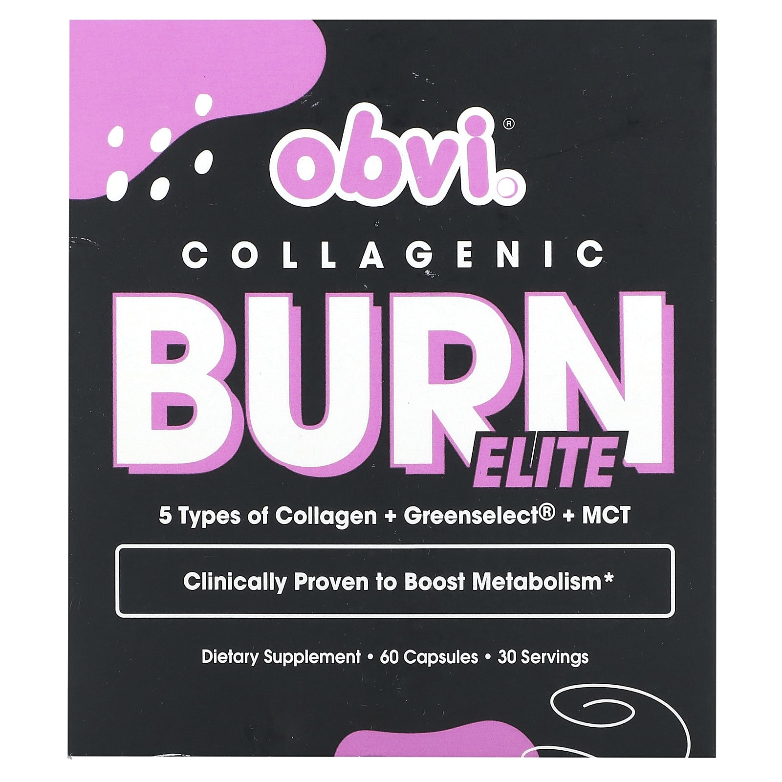 Obvi Collagenic Burn Elite 60 Capsules