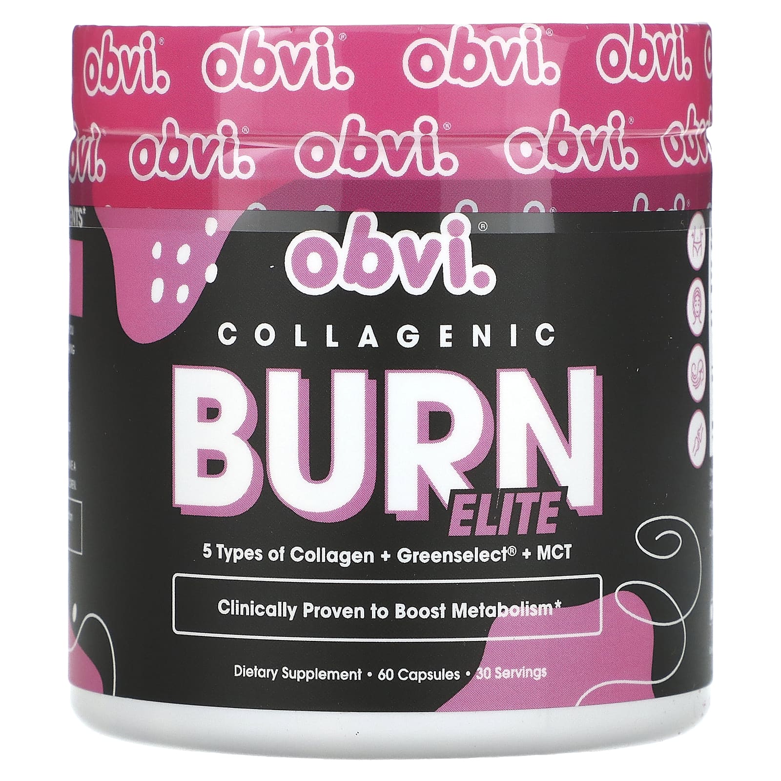 Obvi, Collagenic Burn Elite , 60 Capsules