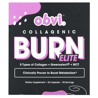 Obvi, Collagenic（コラジェニック）脂肪燃焼エリート、60粒
