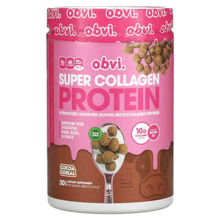 Obvi, Super Collagen Protein, Cocoa Cereal , 13.79 oz (390 g)