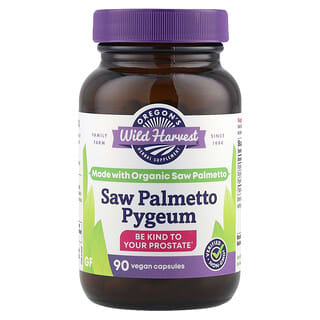 أوريغونز وايلد هارفست‏, Saw Palmetto Pygeum ، عدد 90 كبسولات جيلاتينية