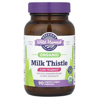 Oregon's Wild Harvest, Organic Milk Thistle, 90 Organic Vegan Capsules