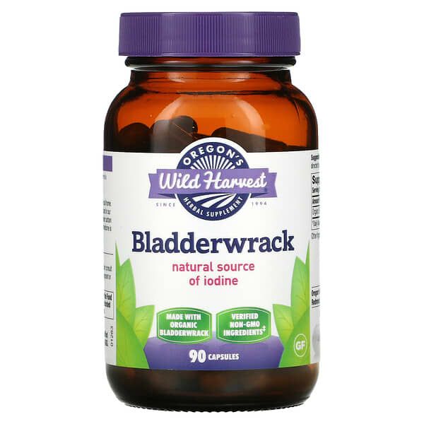 Oregon's Wild Harvest, Bladderwrack, 90 Capsules