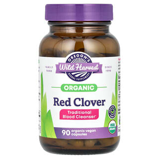Oregon's Wild Harvest, Organic Red Clover, 90 Organic Vegan Capsules
