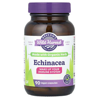 Oregon's Wild Harvest, Echinacea, 90 Vegan Capsules