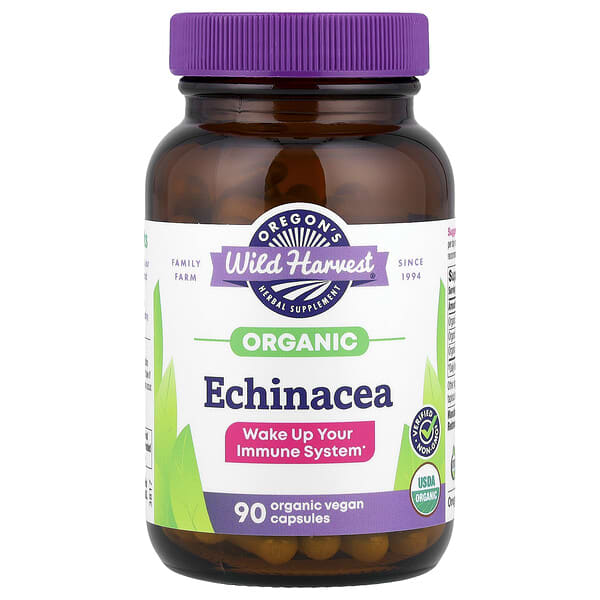 Organic Echinacea, 90 Organic Vegan Capsules