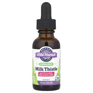 Oregon's Wild Harvest, Organic Milk Thistle Extract, 1,000 mg, 1 fl oz (30 ml)