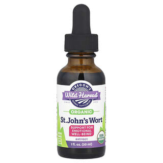 Oregon's Wild Harvest, Organic St. John's Wort Extract, 1,000 mg, 1 fl oz (30 ml)