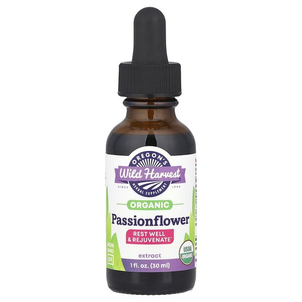 Organic Passionflower Extract, 1 fl oz (30 ml)