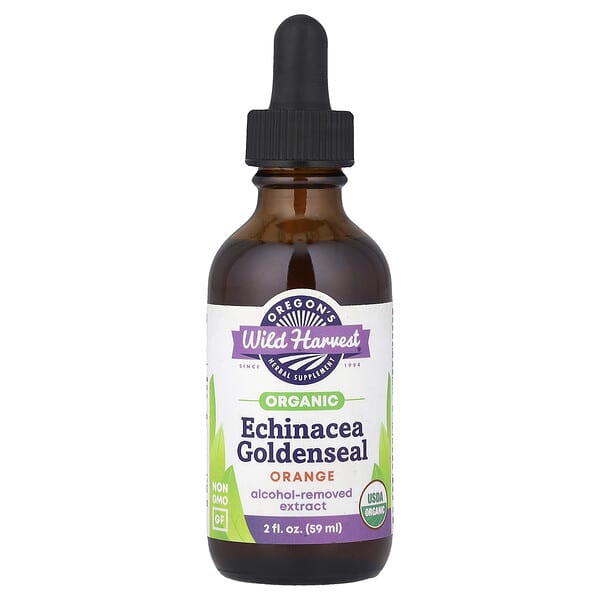Organic Echinacea Goldenseal, Orange, 2 fl oz (59 ml)
