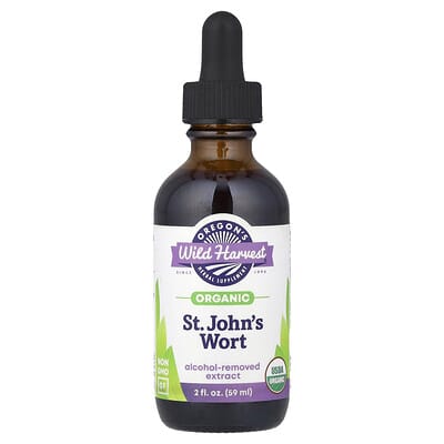 Oregon's Wild Harvest, Organic Hypericum perforatum, 1000 mg, 2 fl oz (59 ml)