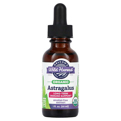 Oregon's Wild Harvest, Organic Astragalus, 1000 mg, 1 fl oz (30 ml)