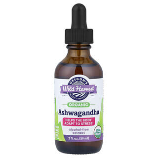 Oregon's Wild Harvest, Organická ašvaganda, 59 ml