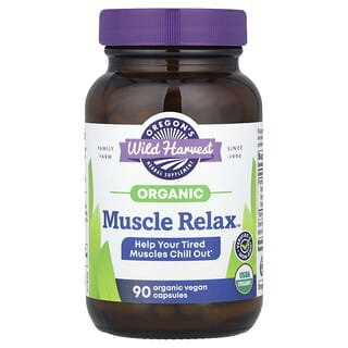 Oregon's Wild Harvest‏, Organic Muscle Relax™‎,‏ 90 כמוסות טבעוניות