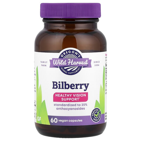 Bilberry, 60 Vegan Capsules