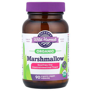 Oregon's Wild Harvest, Malvavisco orgánico, 90 cápsulas orgánicas y veganas (425 mg por cápsula)