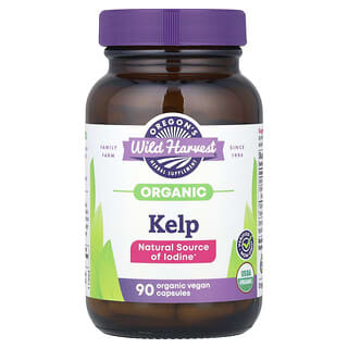 Oregon's Wild Harvest, Kelp biologique, 90 capsules vegan biologiques