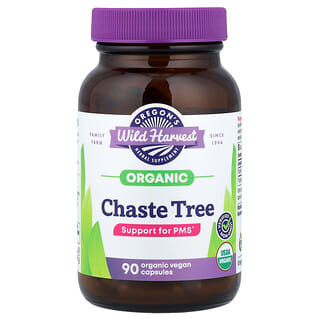 Oregon's Wild Harvest, Organic Chaste Tree, 90 Vegan Capsules (440 mg per Capsule)