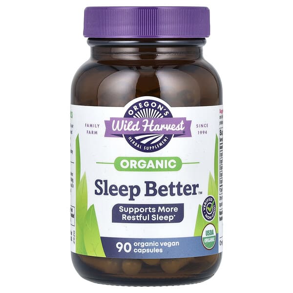 Organic Sleep Better, 90 Vegan Capsules