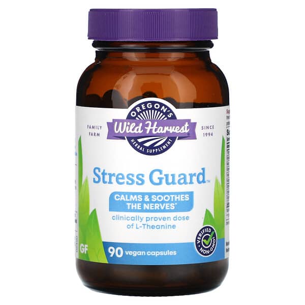 Oregons Wild Harvest Stress Guard 90 Vegan Capsules