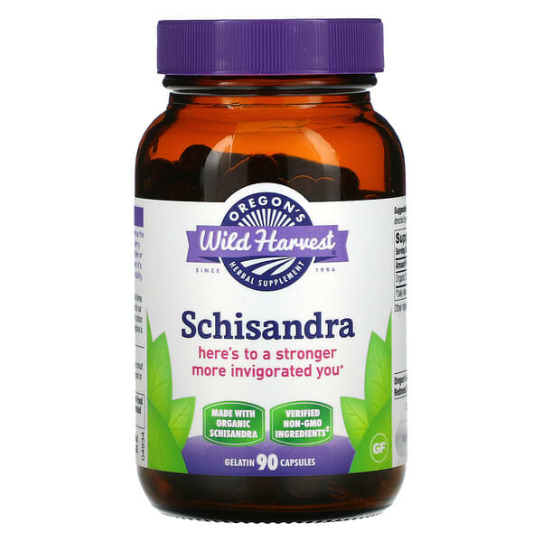 Oregons Wild Harvest, Schisandra, 90 Gelatin Capsules