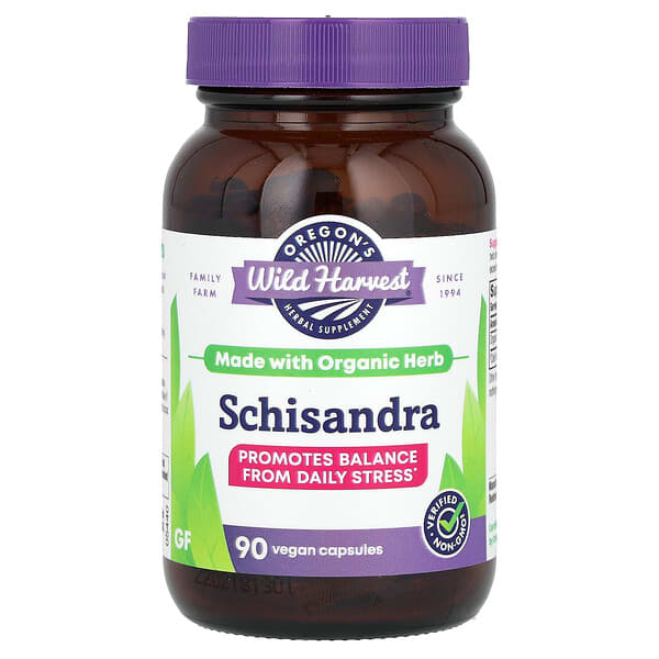 Oregons Wild Harvest, Schisandra, 90 Vegan Capsules