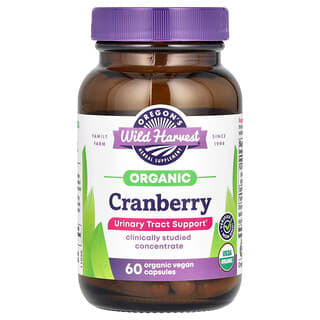 Oregon's Wild Harvest, Organic Cranberry, Bio-Cranberry, 60 vegane Bio-Kapseln
