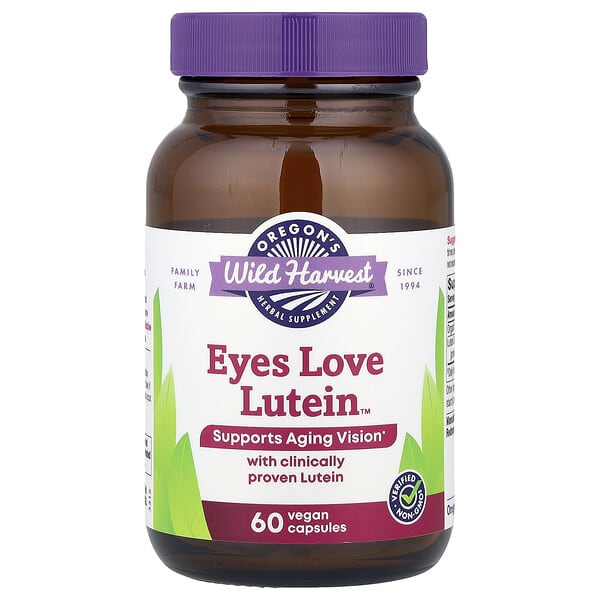Oregon's Wild Harvest, Eyes Love Lutein™, 베지 캡슐 60정