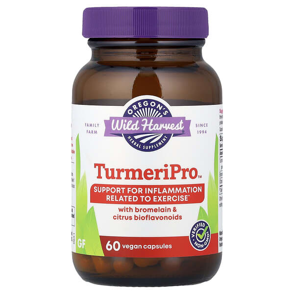 Oregon's Wild Harvest TurmeriPro™, 60 Vegan Capsules
