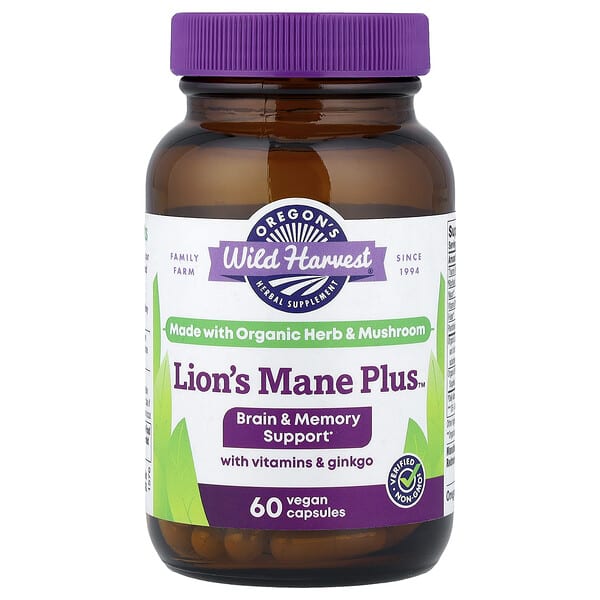 Lion's Mane Plus™, 60 Vegan Capsules