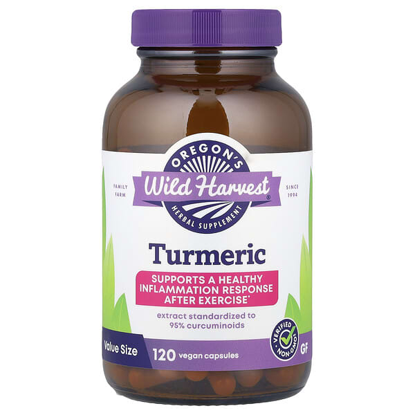Turmeric, 120 Vegan Capsules