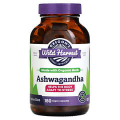 Oregons Wild Harvest, Ashwagandha, 180 Vegan Capsules