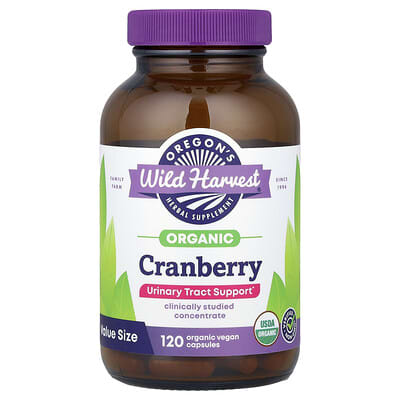 Oregon's Wild Harvest, Organic Cranberries, 120 Organic Vegan Capsules