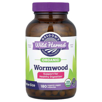 Oregon's Wild Harvest, Organic Wormwood, 180 Organic Vegan Capsules (260 mg per Capsule)