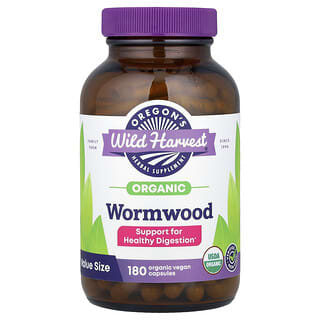 أوريغونز وايلد هارفست‏, الشيح العضوي ، 180 كبسولة نباتية صرف عضوية (260 ملجم لكل كبسولة)