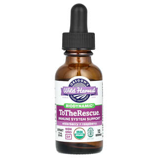 Oregon's Wild Harvest, Biodynamic, To The Rescue, Saúco y frambuesa, 30 ml (1 oz. líq.)