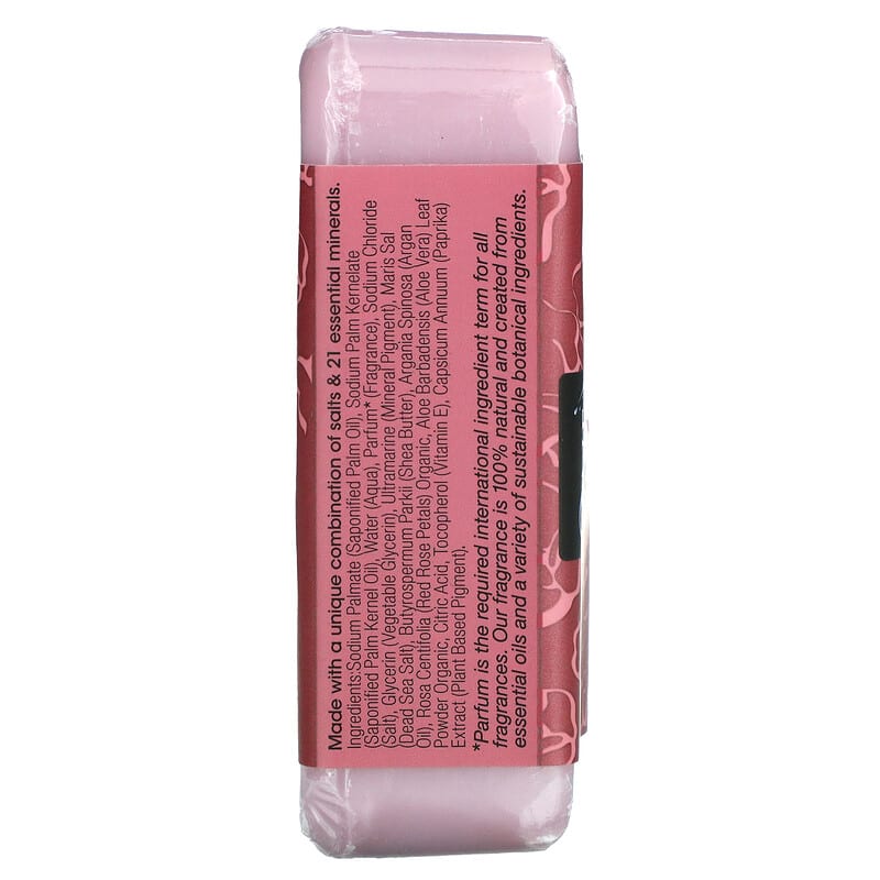 Rose Petal Soap with Dead Sea Minerals, Argan Oil & Shea Butter, and Rose  Petals, 7 oz