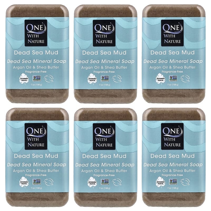 Ölü Deniz Çamuru Mineral Kalıp Sabun, Parfümsüz, 98 g (7 oz)