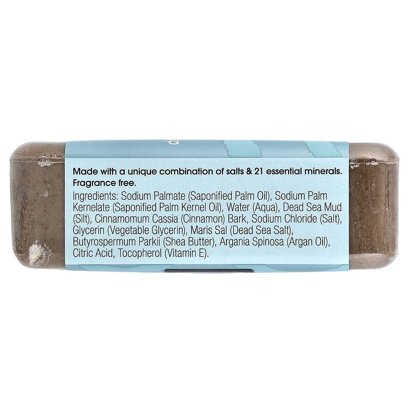 Ölü Deniz Çamuru Mineral Kalıp Sabun, Parfümsüz, 98 g (7 oz)