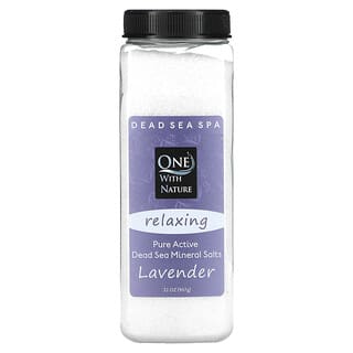One with Nature, Dead Sea Mineral Salts, Lavender, 32 oz (907 g)