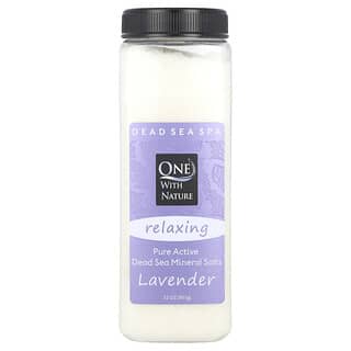 One with Nature, Dead Sea Spa, Sais Minerais, Relaxante, Lavanda, 907 g (32 oz)