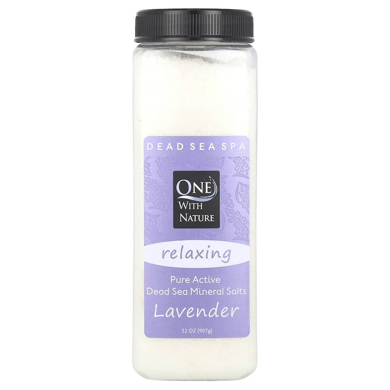 デッドシースパ、ミネラルソルト、Relaxing、ラベンダー、907g（32オンス）
