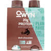 Protein Plant-Based Shake, Dark Chocolate, 4 Shakes, 12 fl oz (355 ml) Each