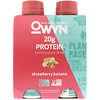Protein Plant-Based Shake, Strawberry Banana, 4 Shakes, 12 fl oz (355 ml) Each