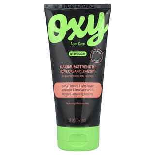 Oxy Skin Care, Maximum Strength Acne Cream Cleanser , 5 fl oz (148 ml)