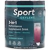 3-in-1 Performance Supplement Drink, Blueberry Burst, 7.8 oz (222 g)