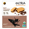 Galletas orgánicas para el desayuno, Sándwich de chocolate negro, 4 paquetes, 37,5 g (1,32 oz) cada uno