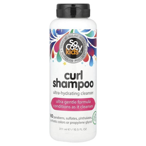 SoCozy, Copii, șampon pentru bucle, demachiant ultra-hidratant, 10,5 fl oz (311 ml)