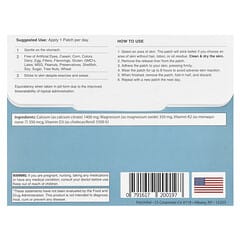 PatchAid, Vitamin D3 + Calcium Patch , 30 Patches